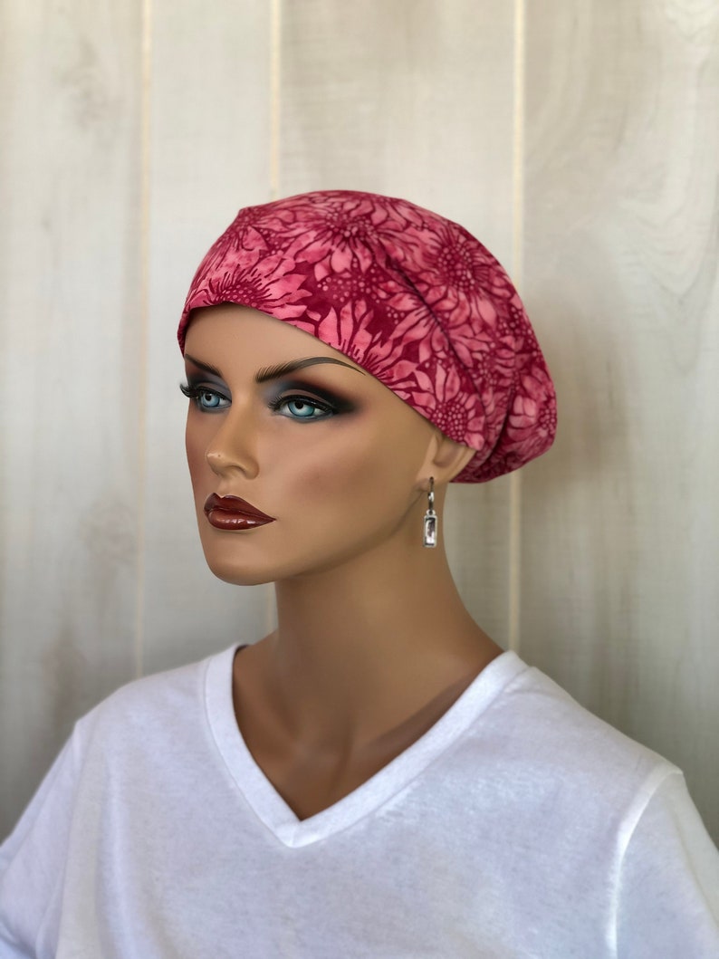 Head Scarf Chemo Headwear Breast Cancer Gifts Pink Etsy