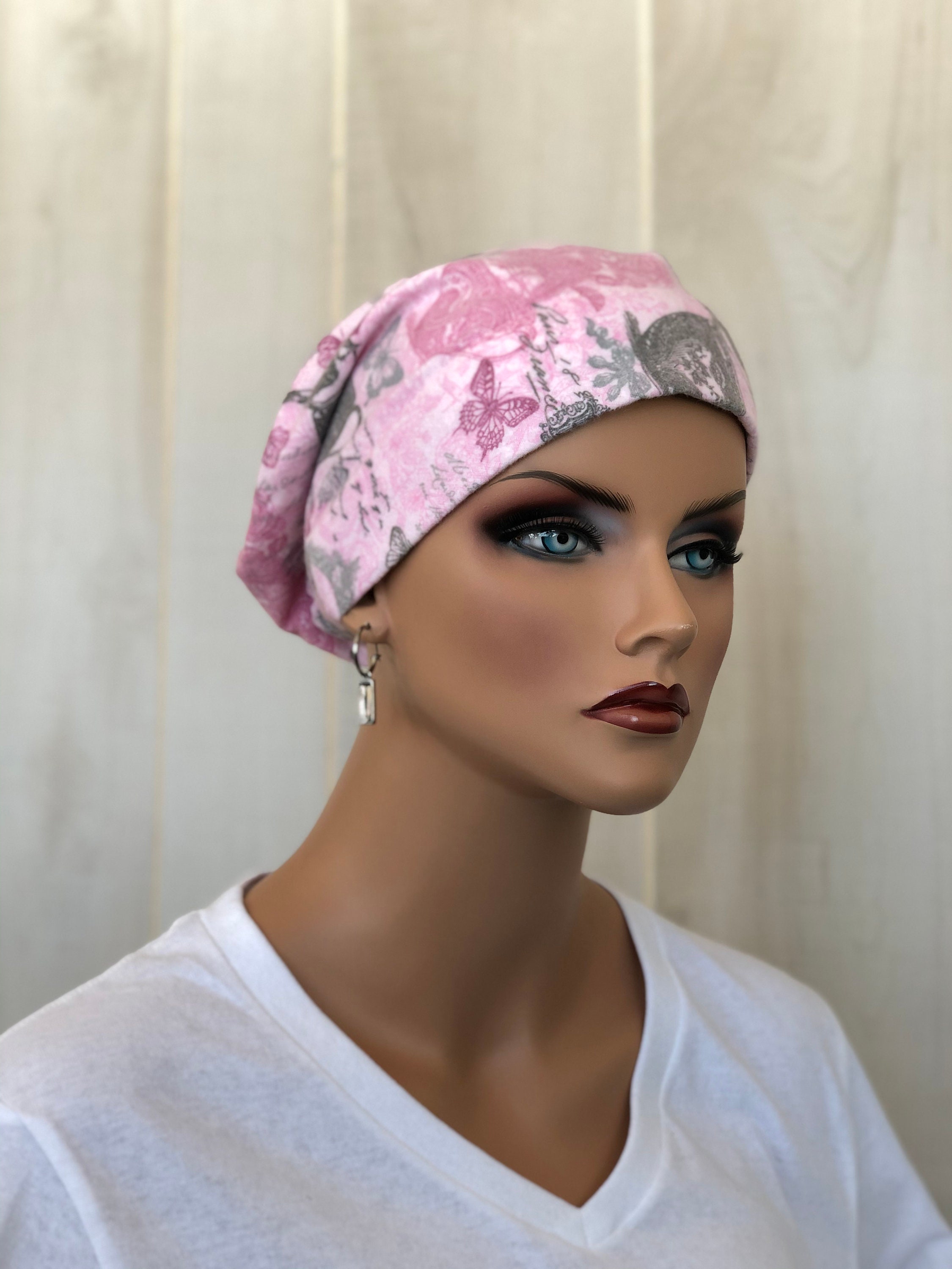 Women's Flannel Head Scarf For Hair Loss Chemo Headwear Etsy