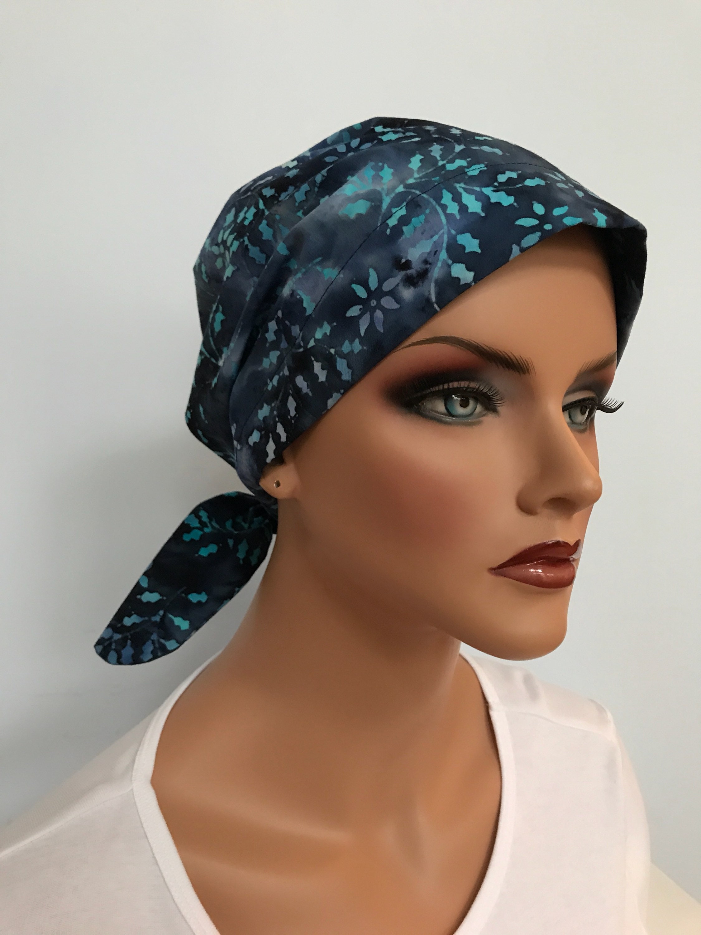 Sandra Women’s Surgical Scrub Cap, Cancer Hat, Chemo Head Scarf ...