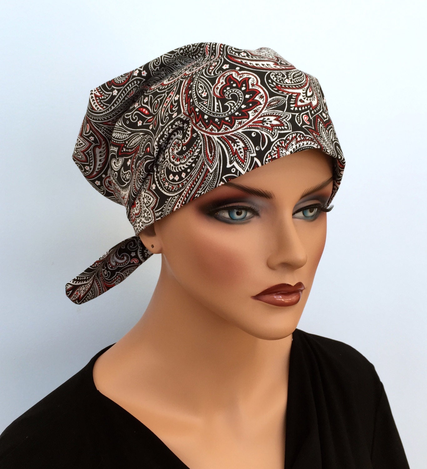 Women S Surgical Scrub Cap Scrub Hat Cancer Head Scarf