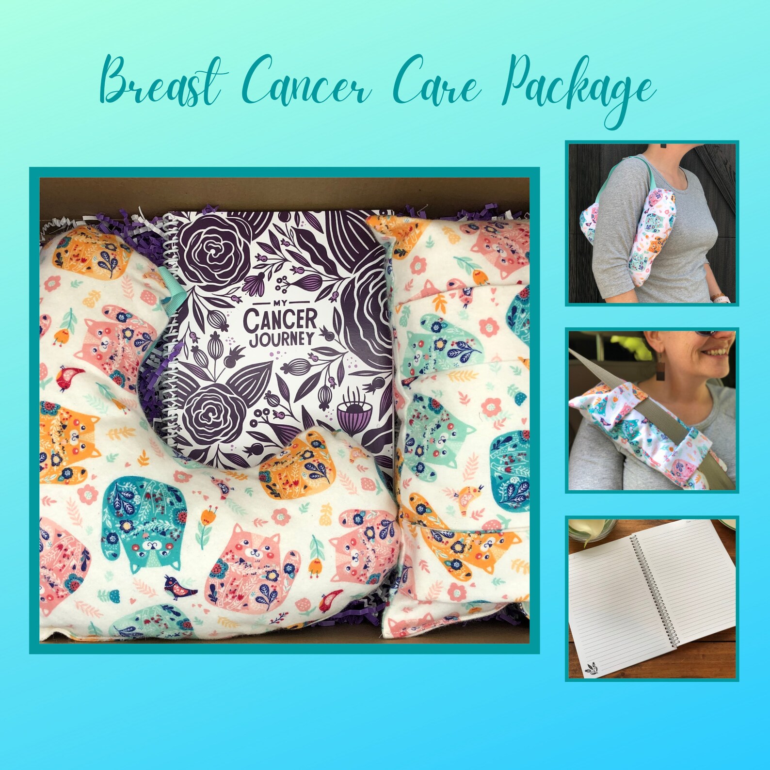 Get Well Care Package Post Mastectomy Breast Cancer Gifts Etsy