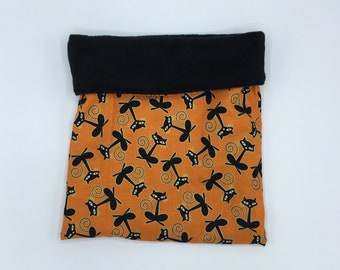 Cotton Sleep Sack, Orange Cats, Halloween, Cuddle Sack, Alpacas, for Hedgehogs, Sugar Gliders, Guinea Pigs, Rats, and other Small Animals