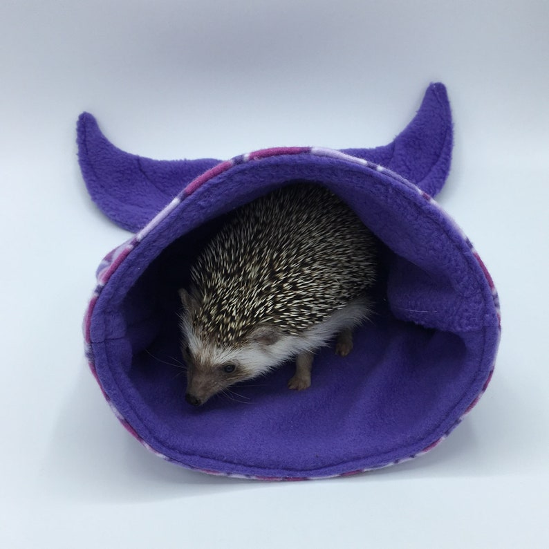 Fleece Sleep Sack and other Small animals Guinea Pigs for Hedgehogs Cuddle Sack Sugar Gliders Rats Purple Mermaid Tail