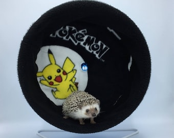 Wheel Cover, Black Pokemon, with Waterproof back, for Hedgehogs, Rats, and other Small Animals
