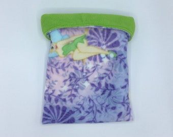 Fleece Sleep Sack, Cuddle Sack, Tinkerbelle, for Hedgehogs, Sugar Gliders, Guinea Pigs, Rats, and other Small Animals