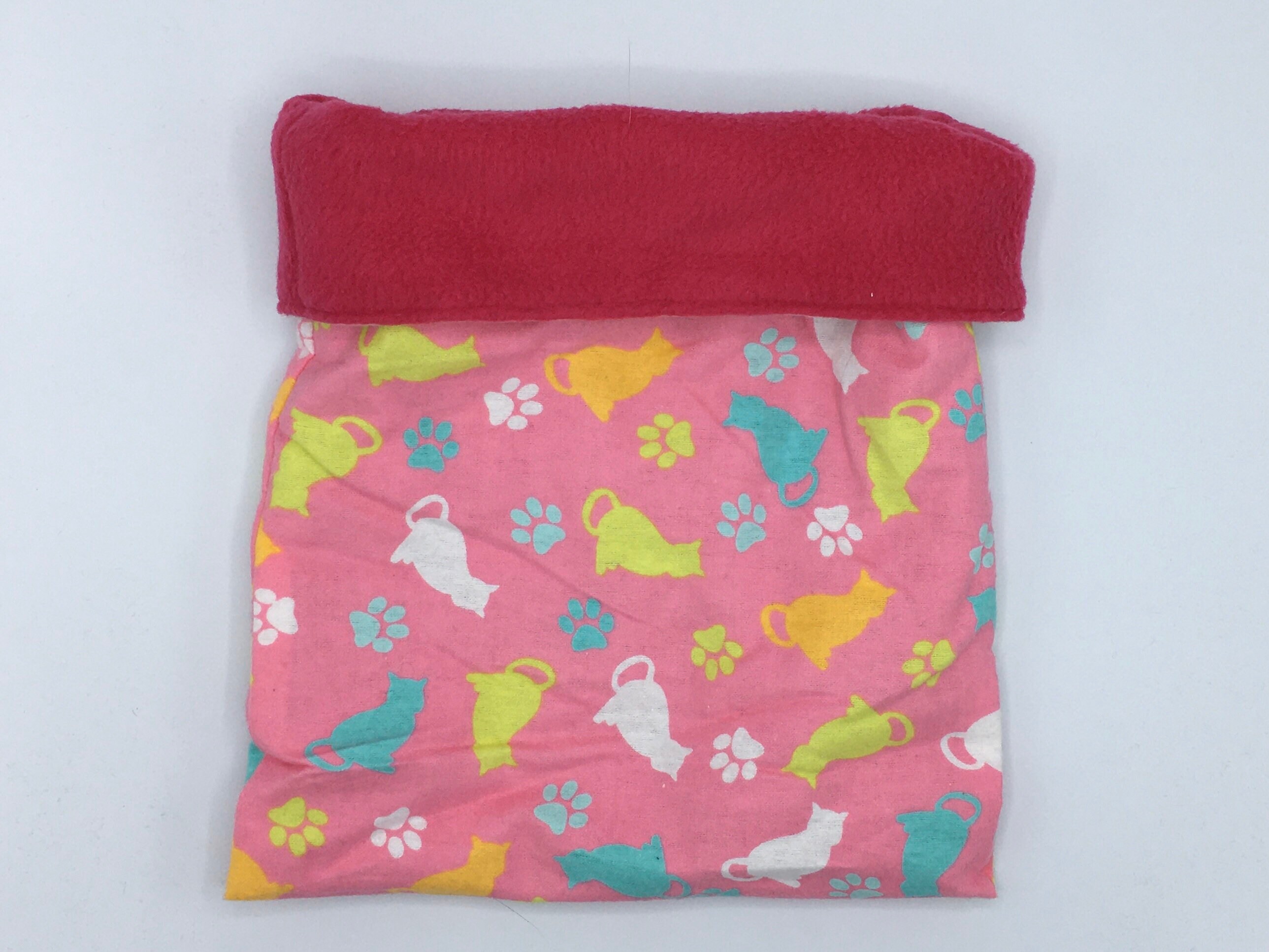 Flannel Sleep Sack Cuddle Sack Pink Kitties Cats for | Etsy