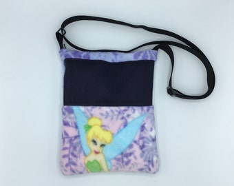 Deluxe Carry Bag, Waterproof, Purple Tinkerbell, for Hedgehogs, Sugar Gliders, Rats, and other Small Animals