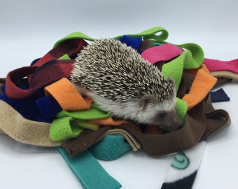 Fleece Strips, Toys and Bedding for Hedgehogs, Guinea Pigs, Rats, Sugar Gliders etc.