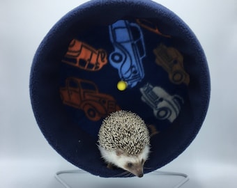 Wheel Cover, Cars Fleece, with Waterproof back, for Hedgehogs, Rats, and other Small Animals