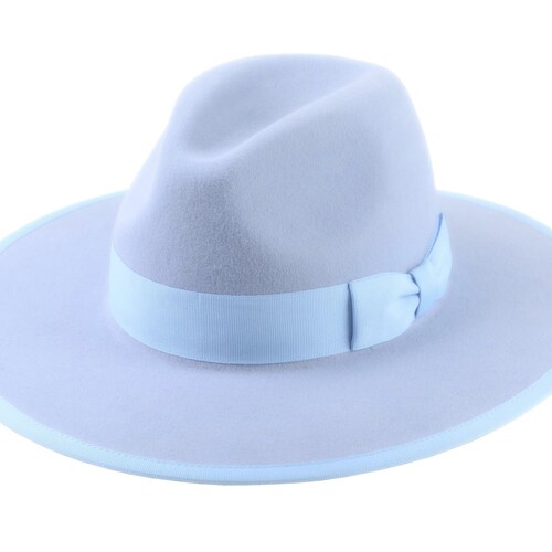 Fedora the CLUBBER Light Blue Fedora Hat for Men Mens Etsy