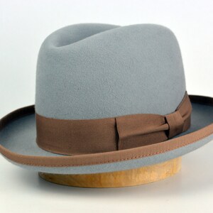 Light Grey Fedora Hat for Men Mens 