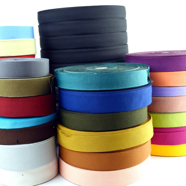 Hat Making Grosgrain Ribbon | Cotton Polyester | 25 yards | Sold By The Spool