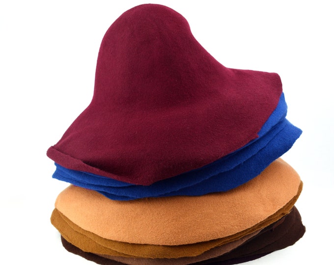 Cones Flecked Wool Felt Hat Bodies Hat 