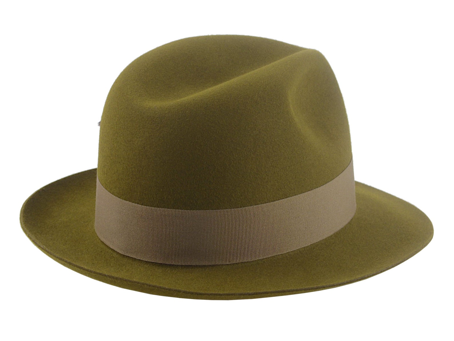 Fedora the PHOENIX Olive Green Fedora Hat for Men Mens Etsy