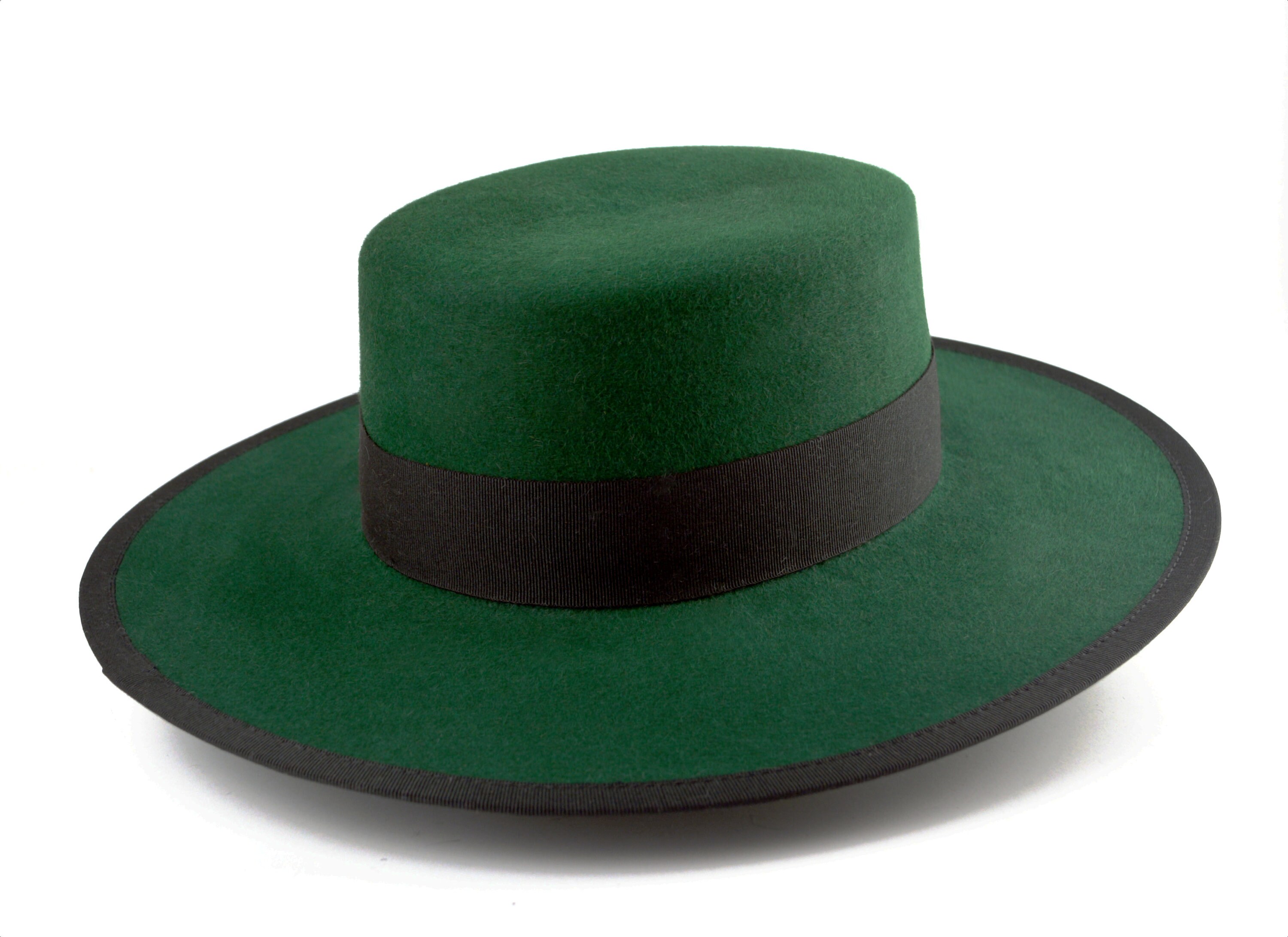 Bolero Hat the EMERALD Green Fur Felt 