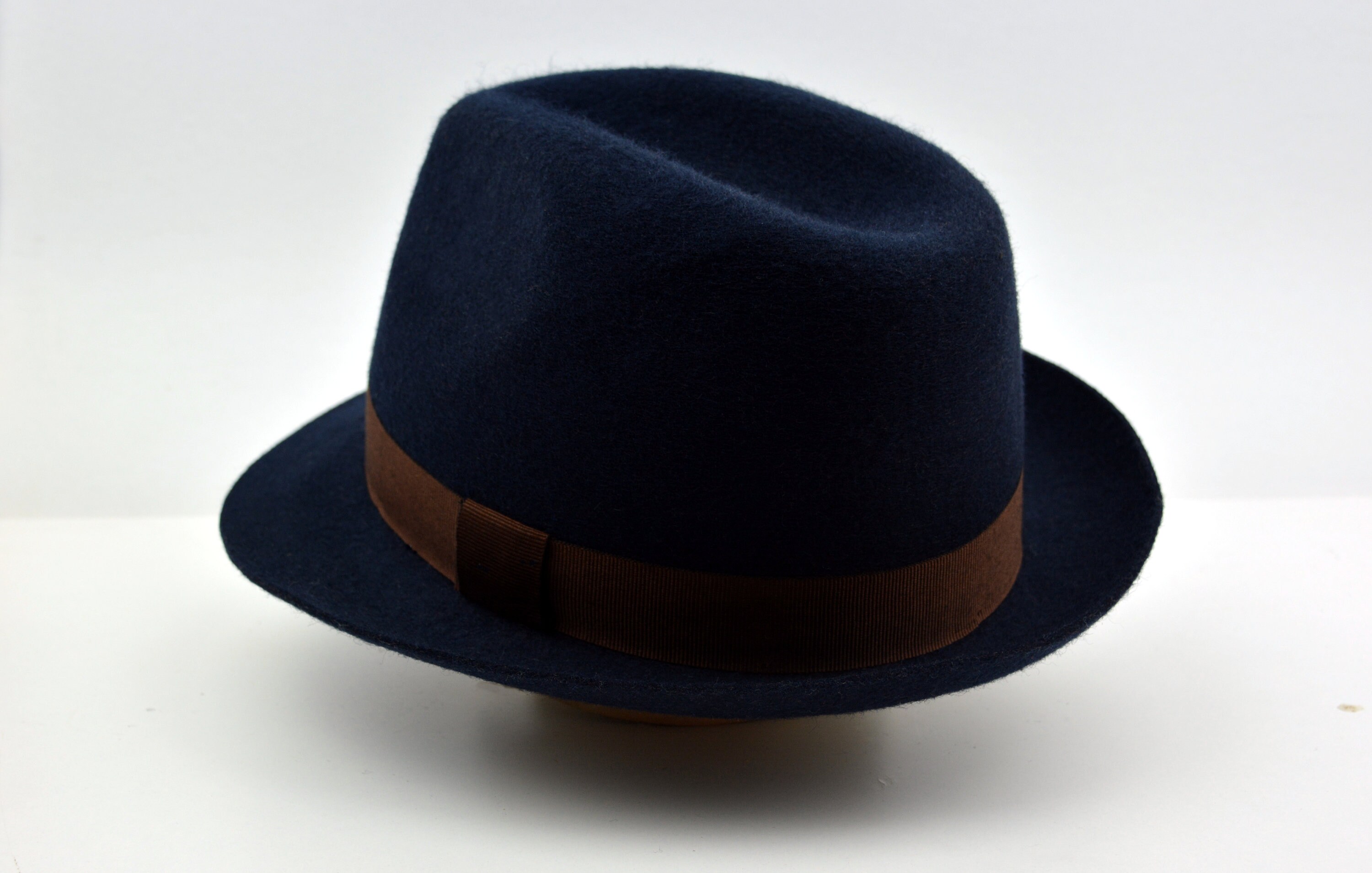 Fedora the VITTORIO Navy Blue Trilby 