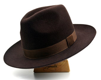 Fedora the WESTERNER Chocolate Brown 