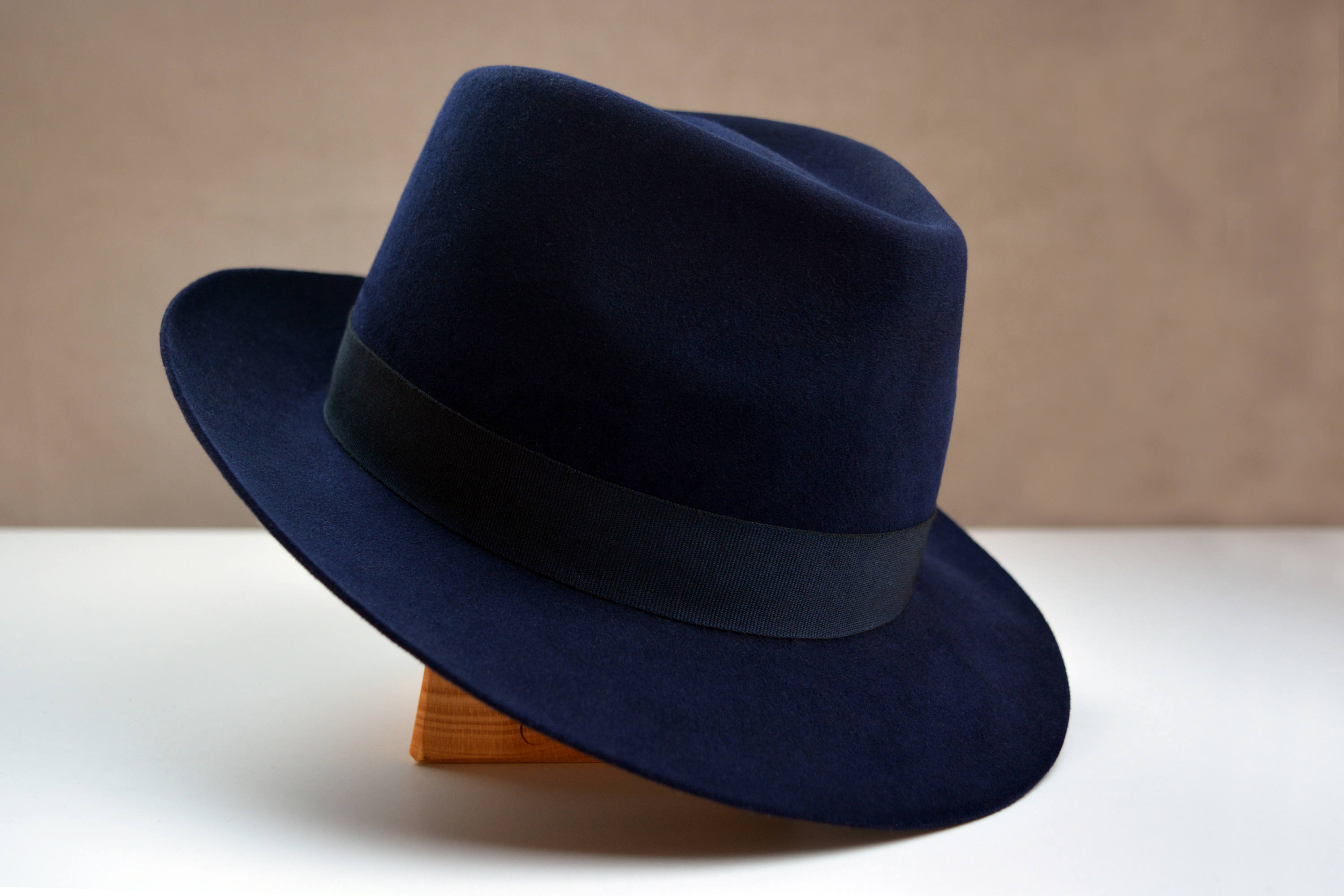 DOYEN Navy Blue Fedora Hat for Men Mens 