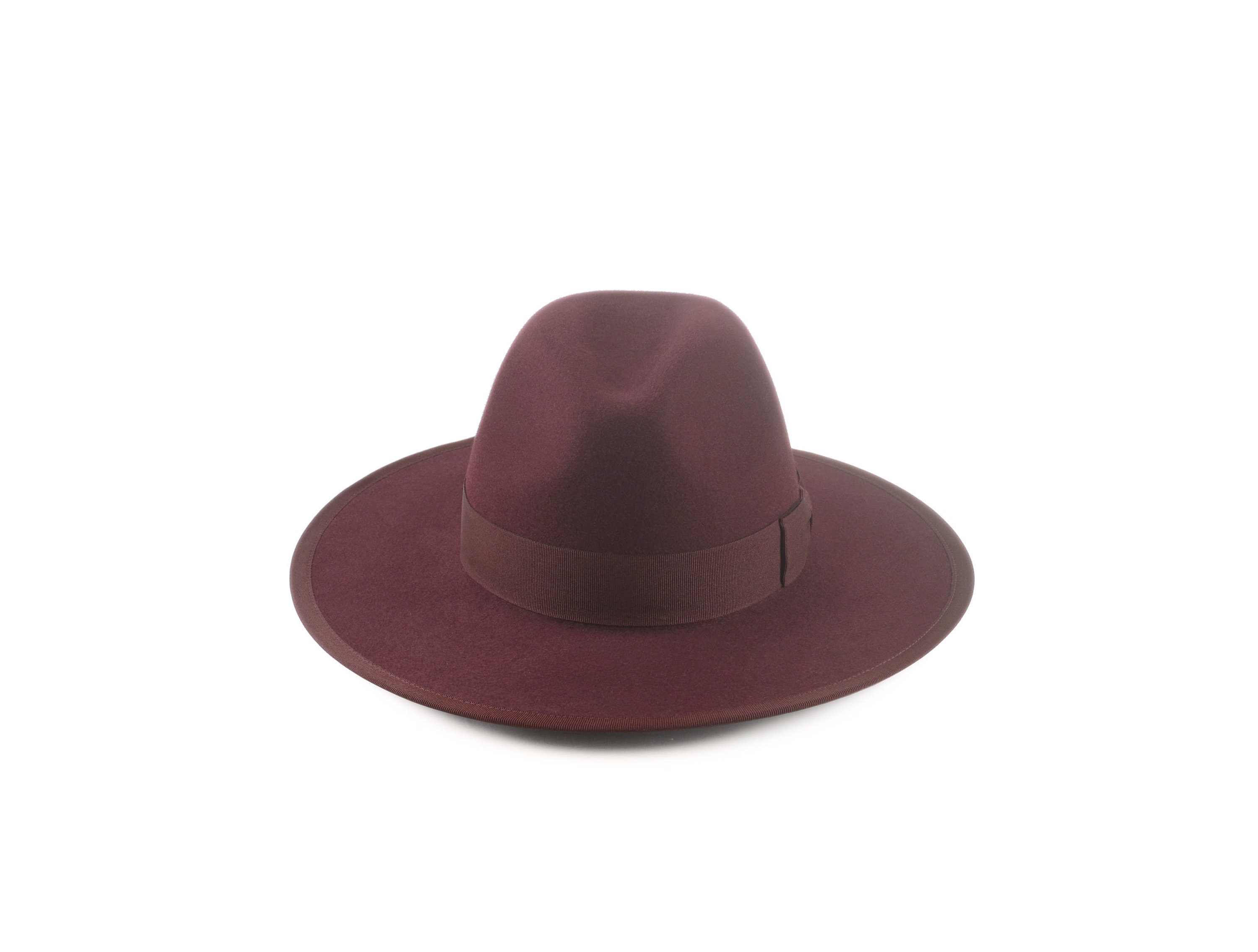 mens burgundy fedora