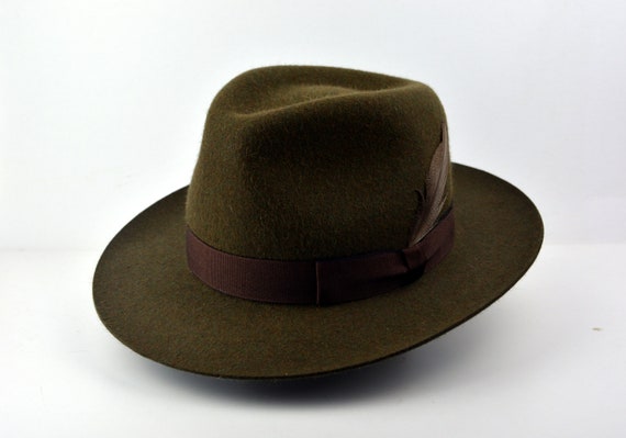 Fedora the STORYTELLER Army Green Wide 