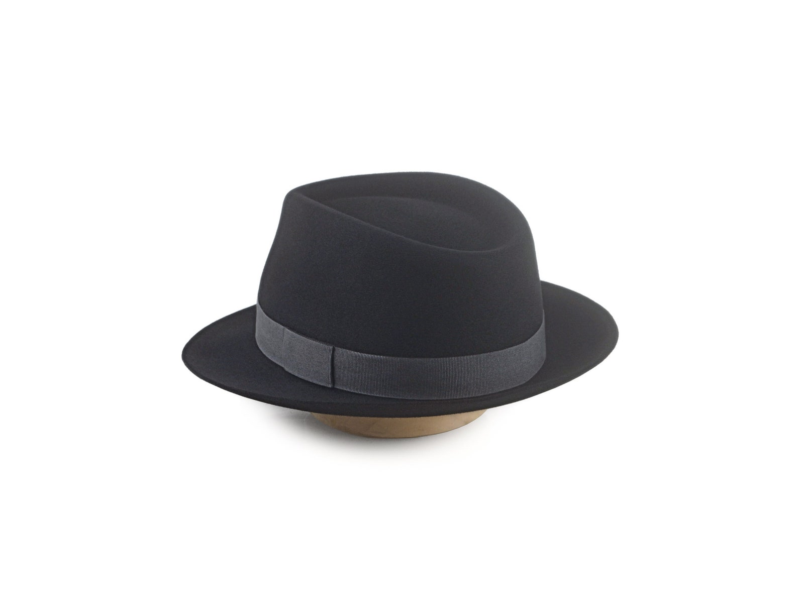Fedora the COOPER Black Fedora Hat for Men Mens Fedora Etsy