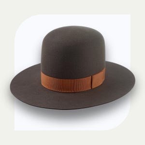 Caribou Grey Round Crown Western Hat | The Caribou | Custom Fit Rabbit Felt