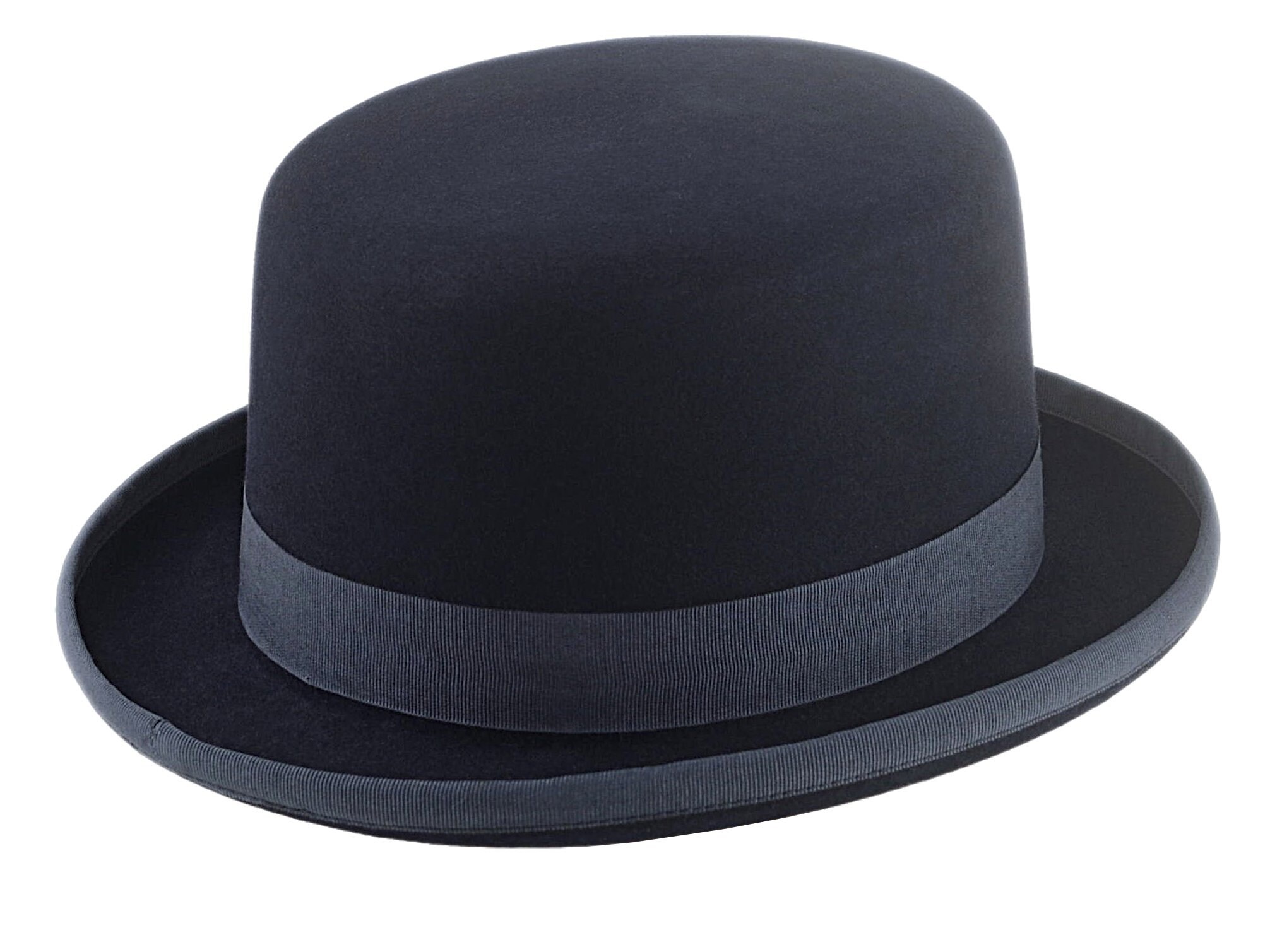 Bowler Hat | the ODDJOB | Denim Blue Fur Felt Bowler Hat for Bowler Hat | the ODDJOB | Denim Blue Fur Felt Bowler Hat for
