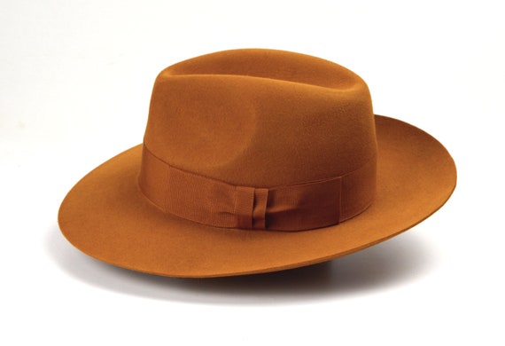 PHILIDOR Burnt Orange Fedora Hat 