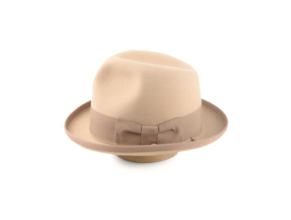 PHAETON Light Camel Fedora Hat 