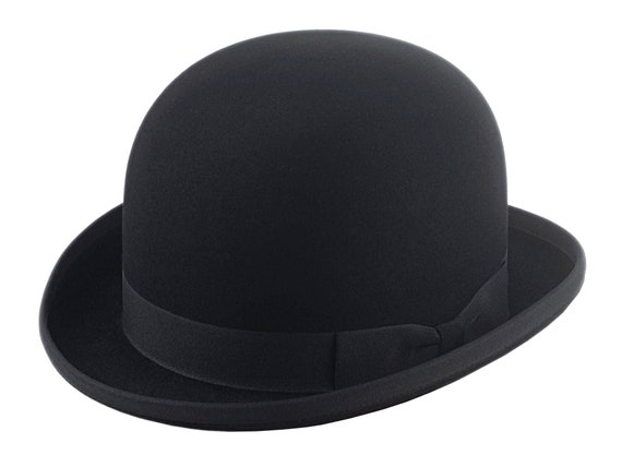 Black Bowler Hat the COKE Derby Hat Formal Dress Accessories for