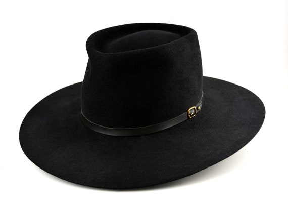 Bolero Hat the CENTAUR Black Fur Felt 