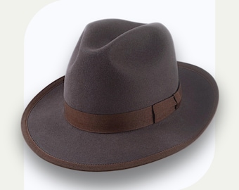 Vintage Wool Fedora Hat: Galliano Sorbatti Italian Winter  display picture 2