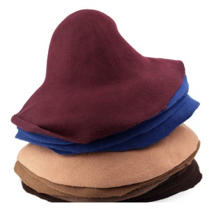 Corpi per cappelli in feltro di lana standard - Flares