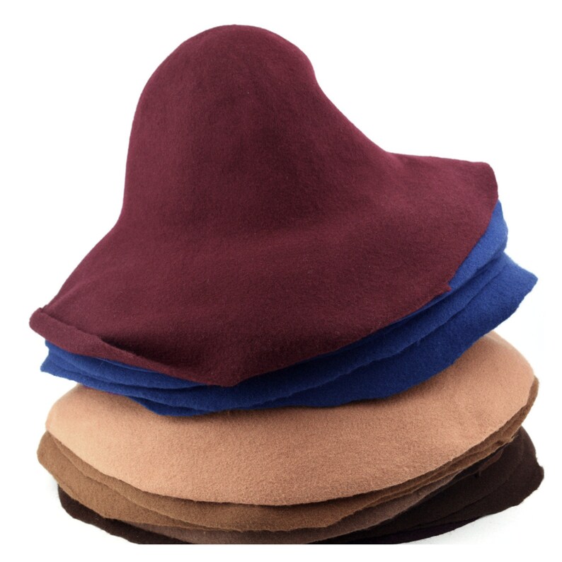 Standard Wool Felt Hat Bodies Flares Etsy