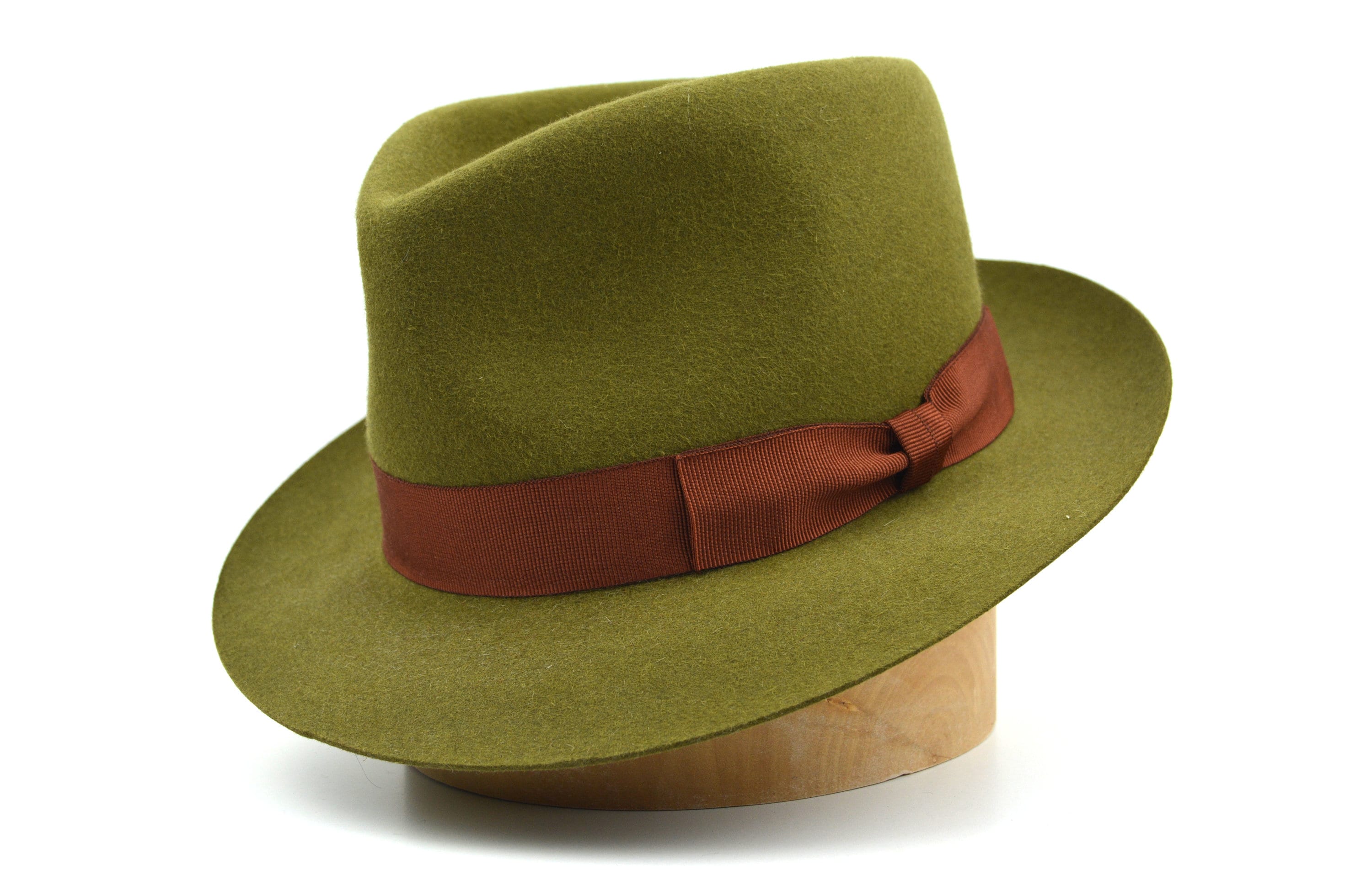Fedora the COLOMBO Olive Green Trilby 