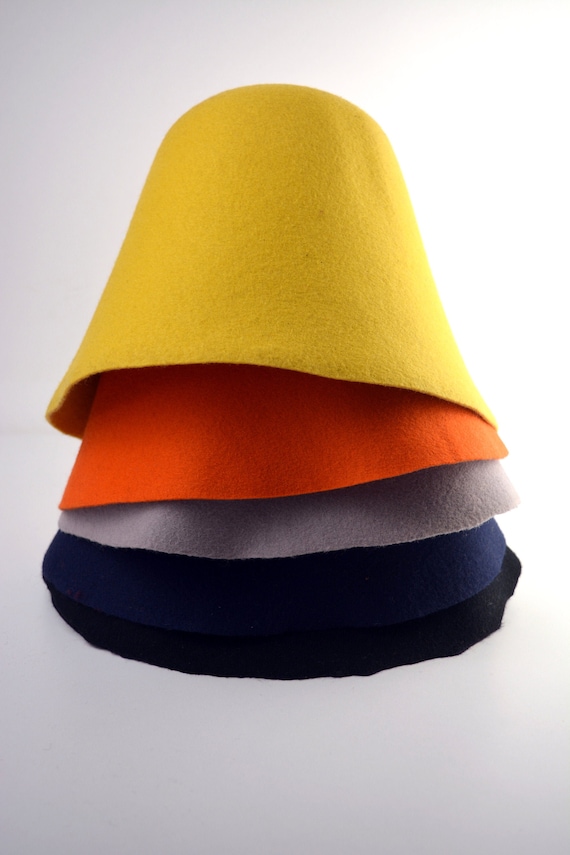 Corpi per cappelli in feltro di lana premium Coni - Etsy Italia