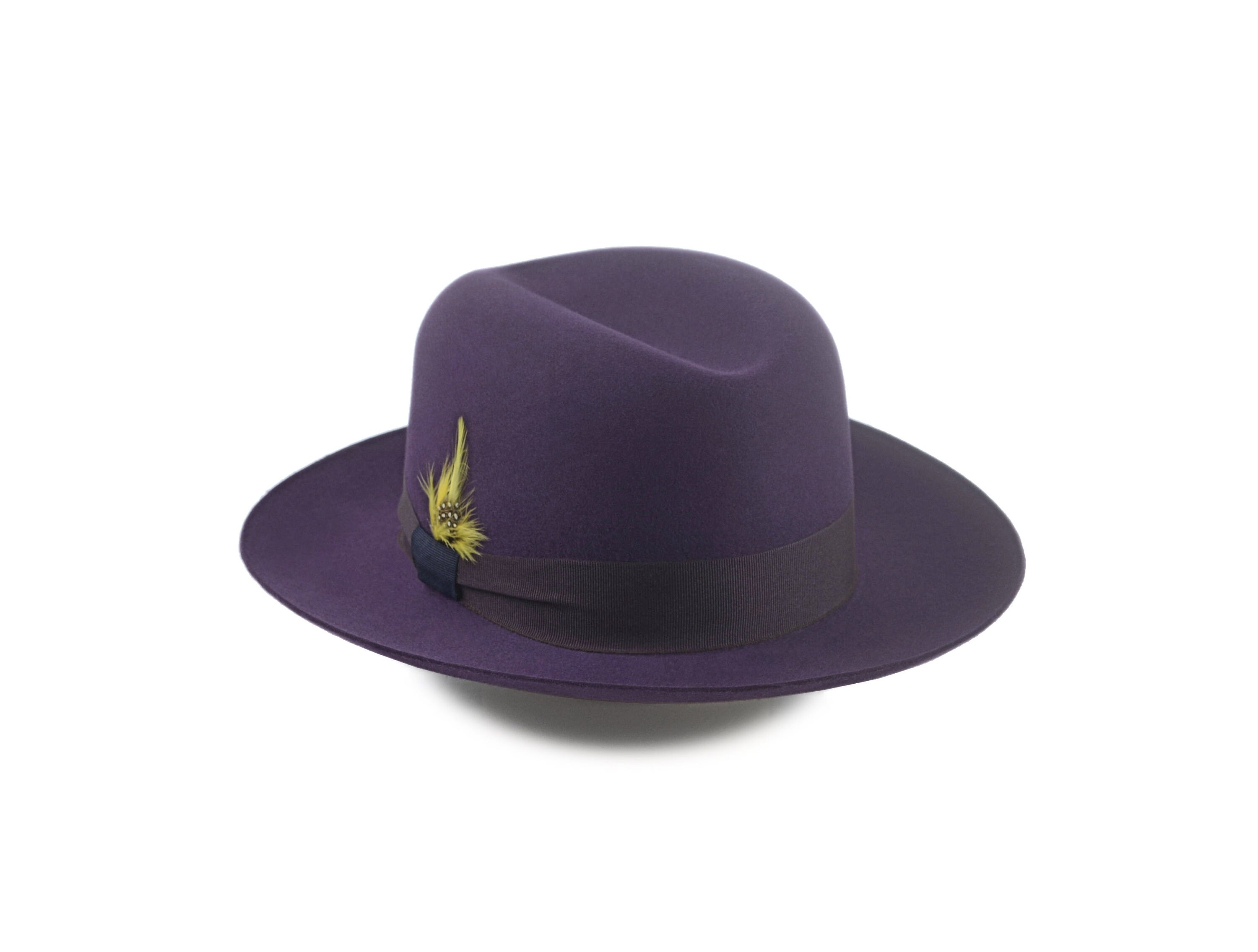 TOBIN Violet Purple Wide Brim Hat Men 
