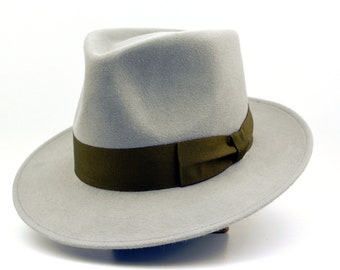 Wide Brim Hat Men Fedora Hat - Etsy 