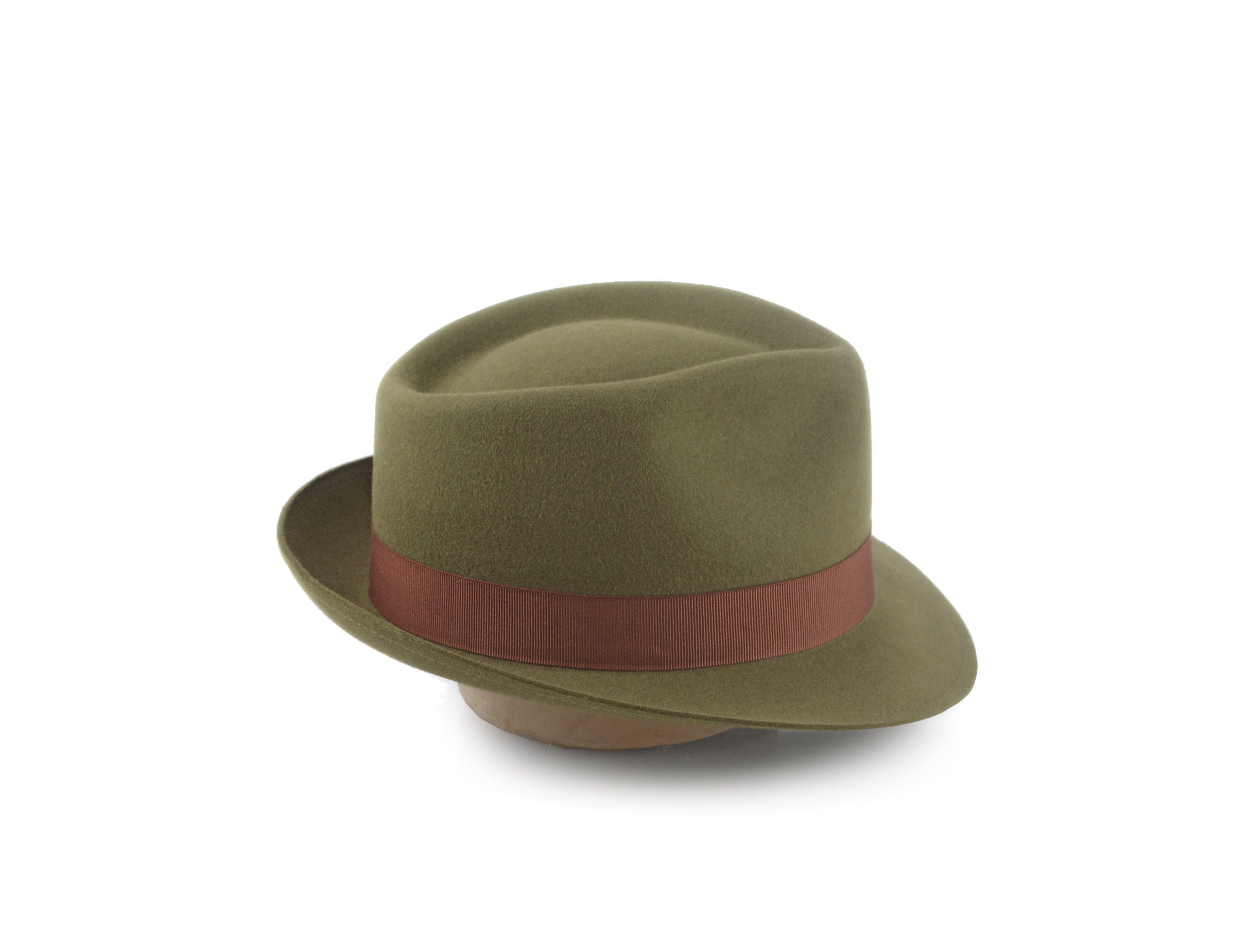 Fedora the COLOMBO Olive Green Trilby 