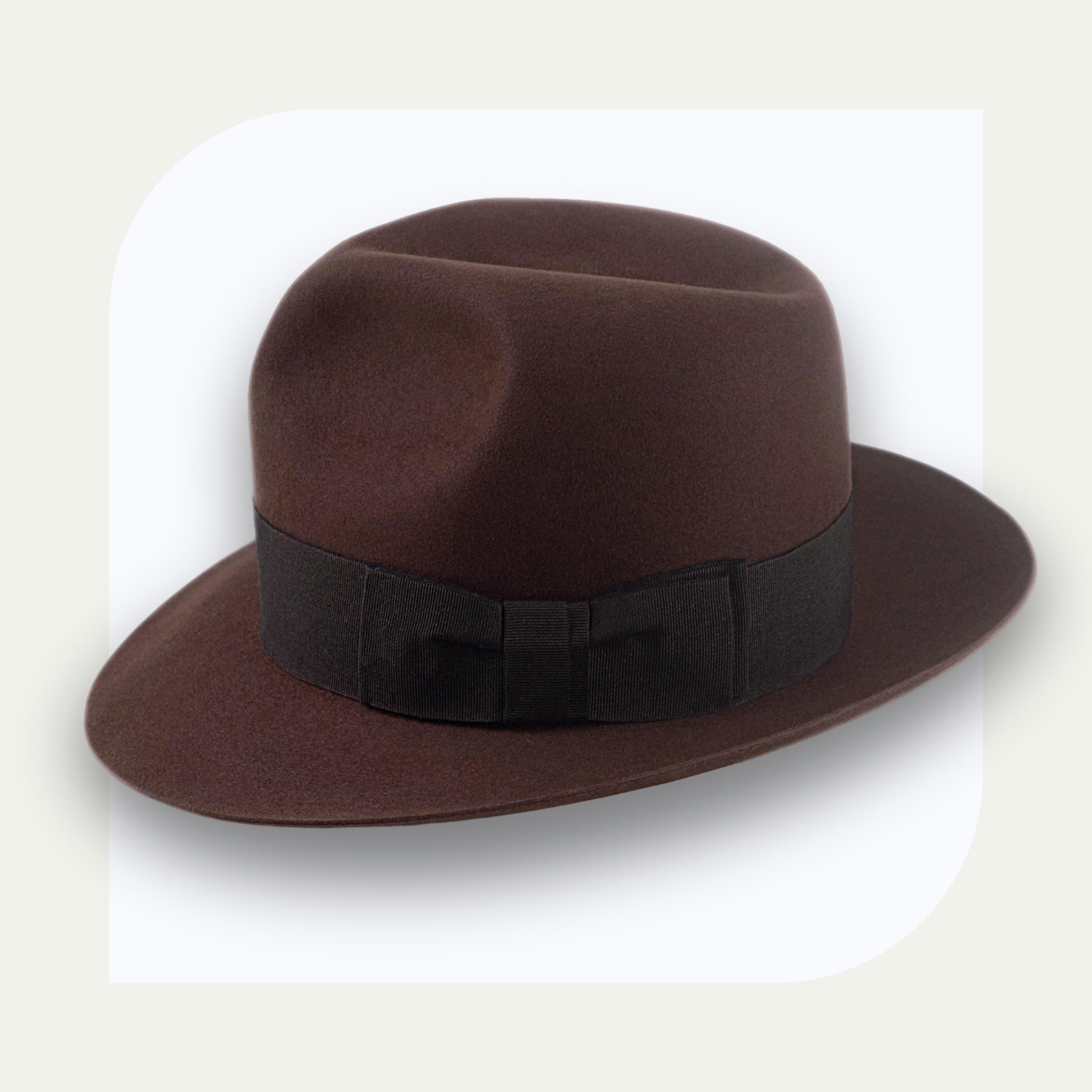 Vintage Stetson Indiana Jones Hat Sable Brown Indiana Jones  display picture 2