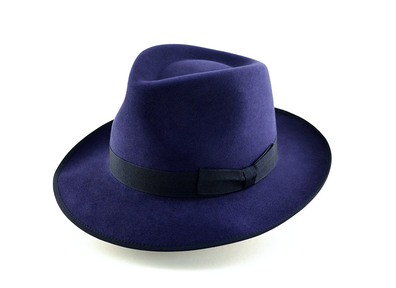 Fedora Le COMPAGNON Le castor bleu 