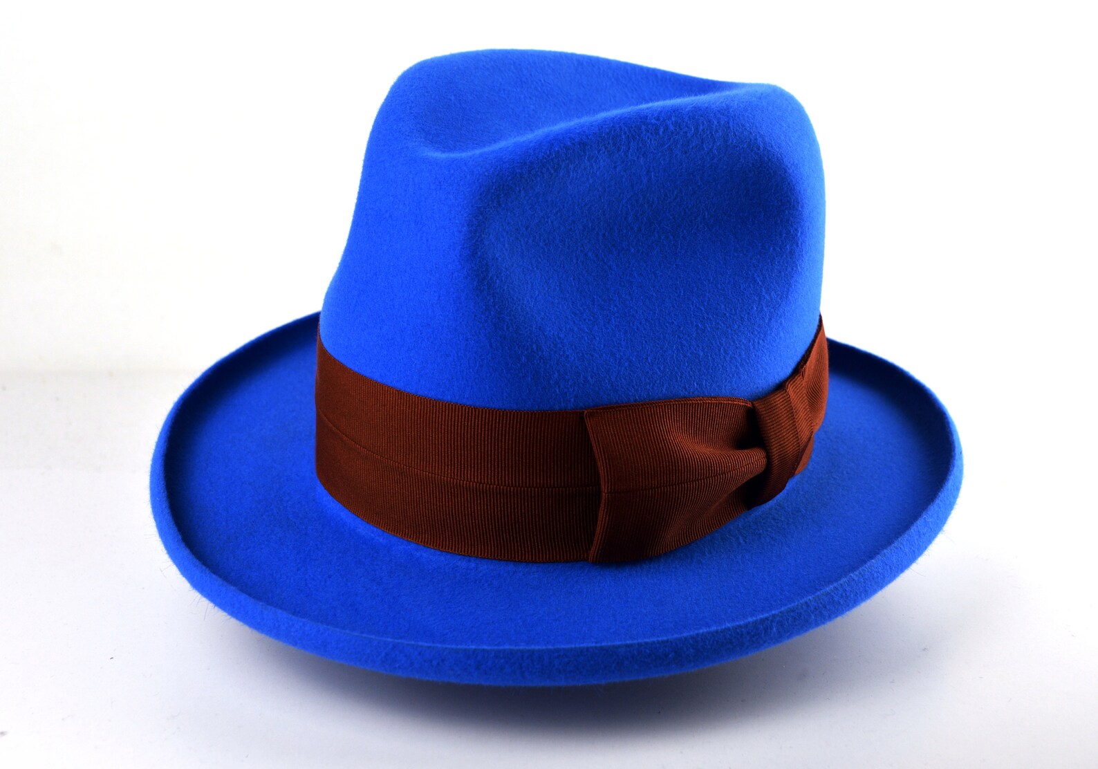 Fedora the HIERO Royal Blue Fedora Hat for Men Mens Etsy