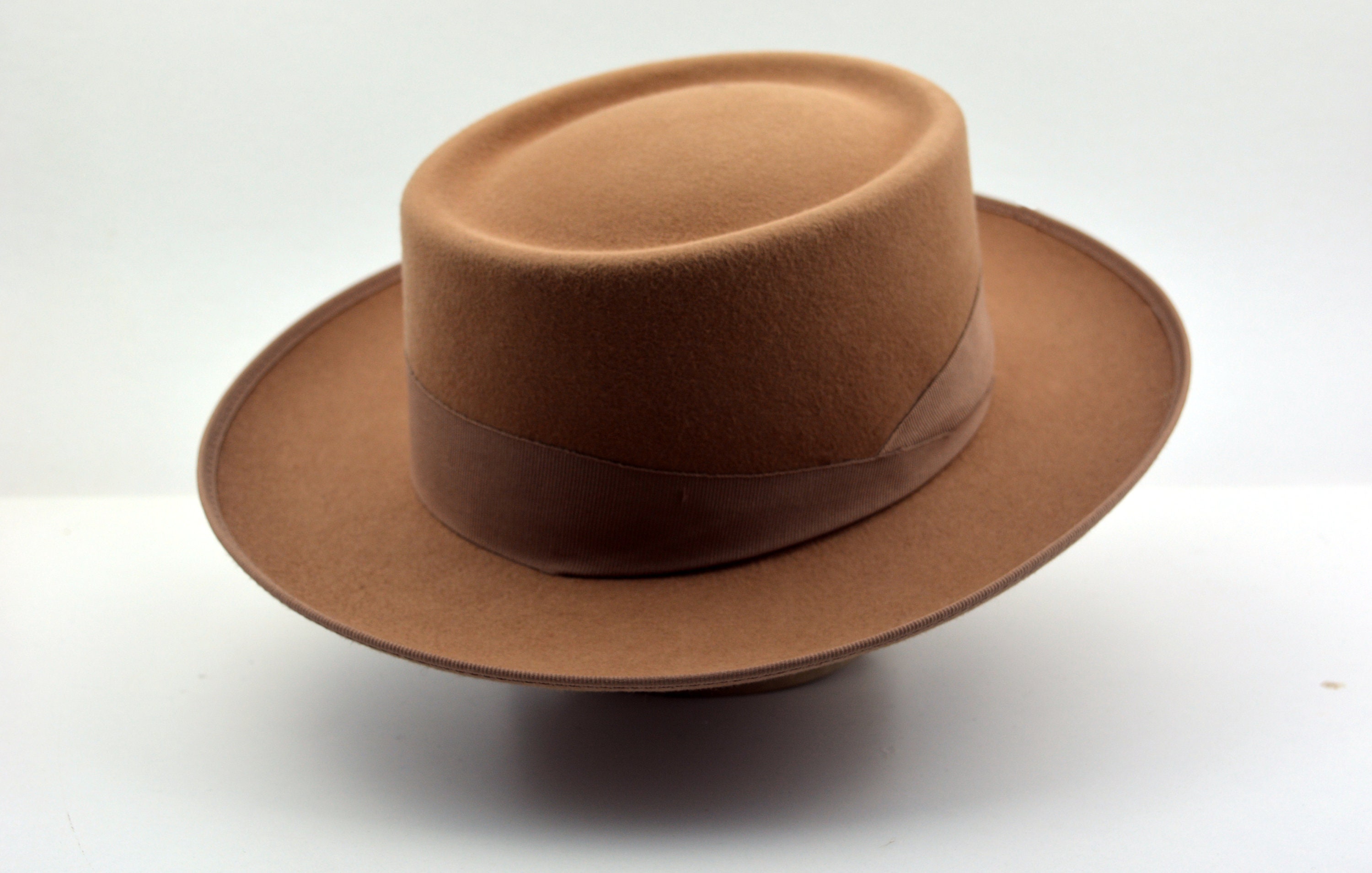 Fedora The ZODIAC Camel Fedora Hat For Men Mens Fedora Etsy
