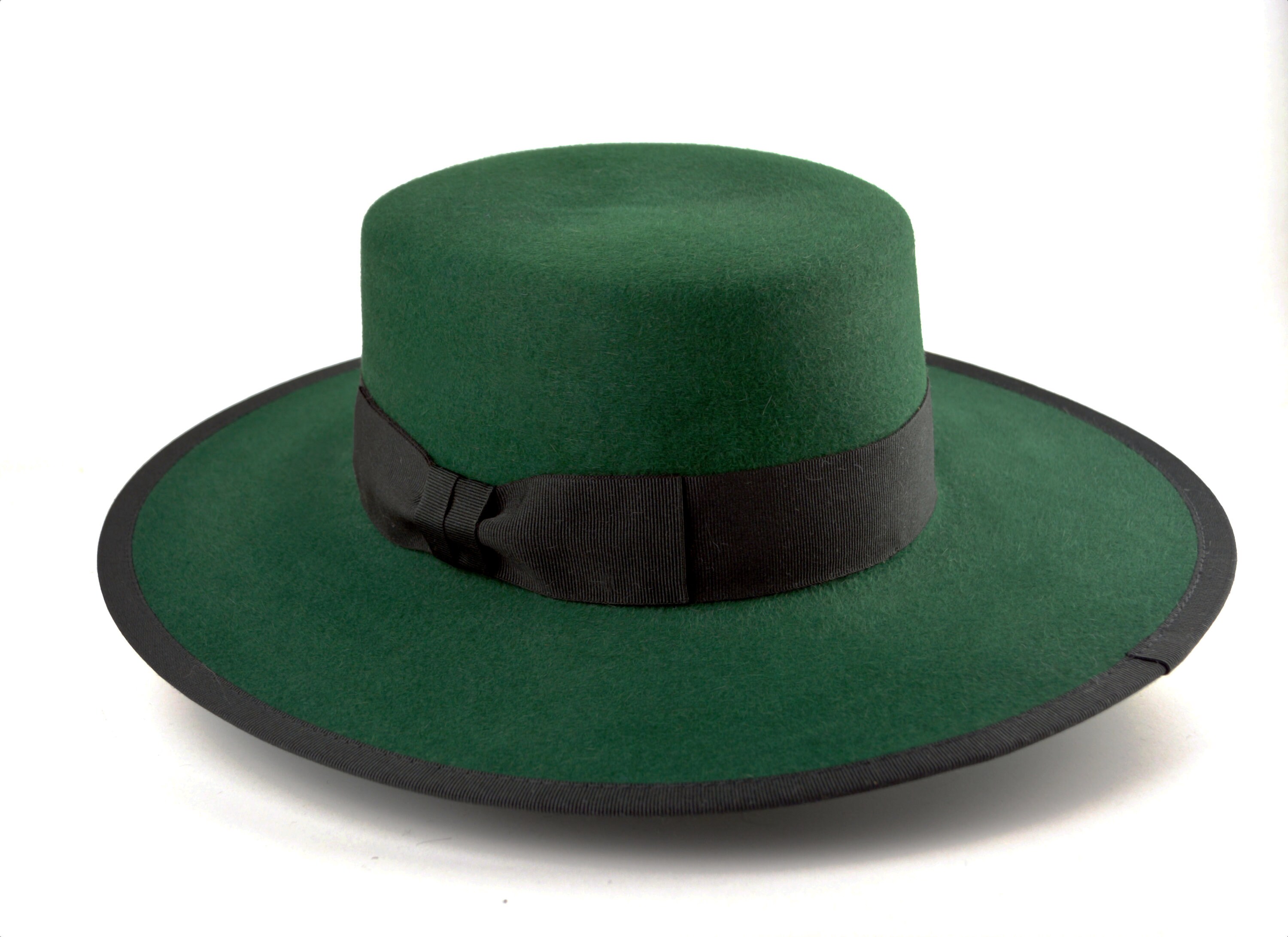 Bolero Hat the EMERALD Green Fur Felt 