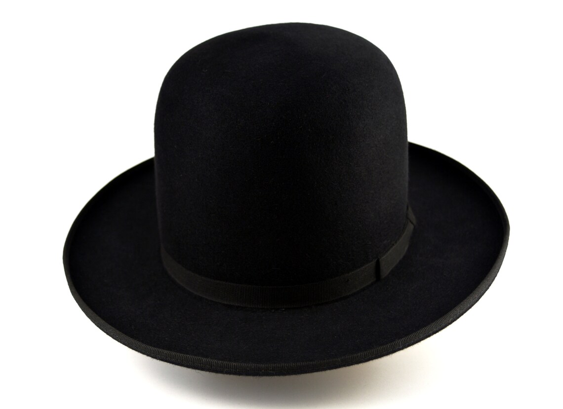 Fedora the WILLIAMS Black Fedora Hat for Men Mens Fedora Etsy