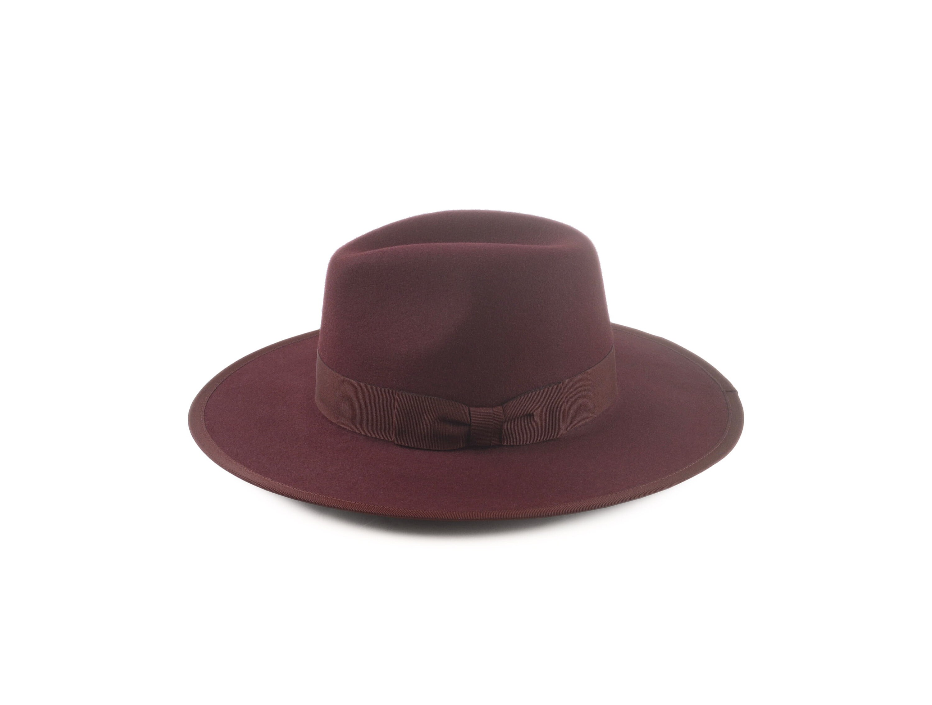 TAYLOR Burgundy Wide Brim Hat Men 