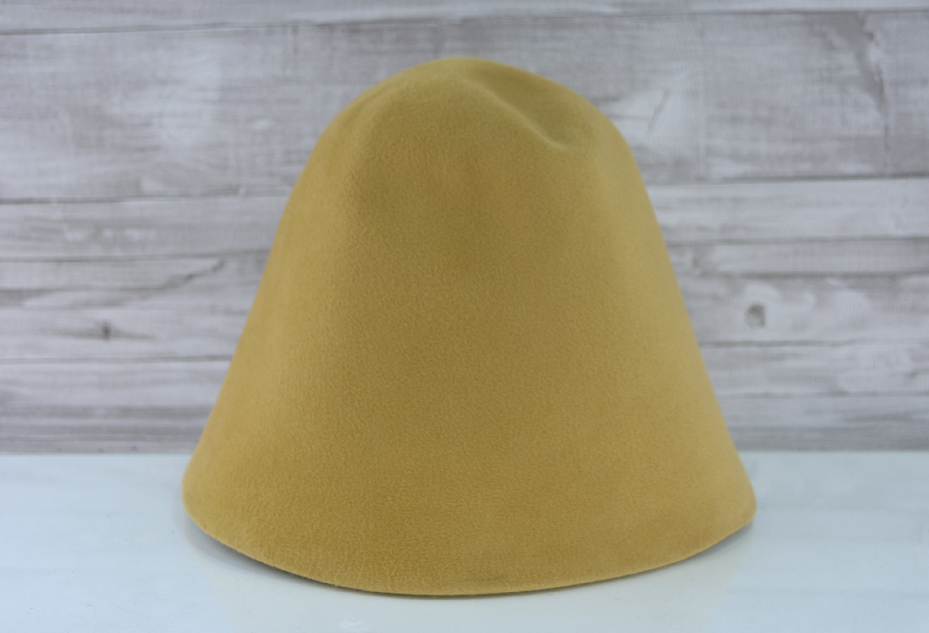 Goldenrod Velour Rabbit Fur Felt Hat 