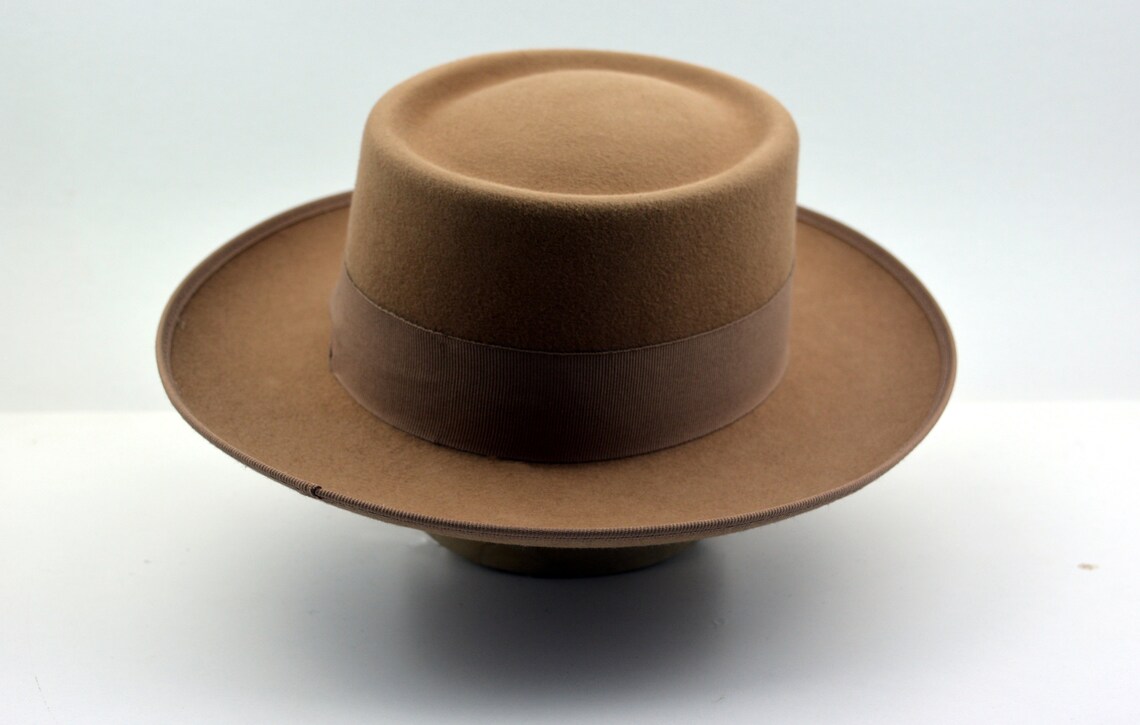 Fedora the ZODIAC Camel Fedora Hat for Men Mens Fedora Etsy