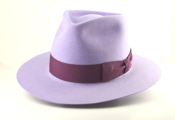 Wide Brim Fedora the SOLO Violet Wide 