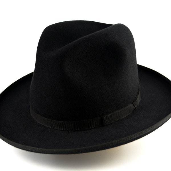 Black Fedora Hat - Etsy